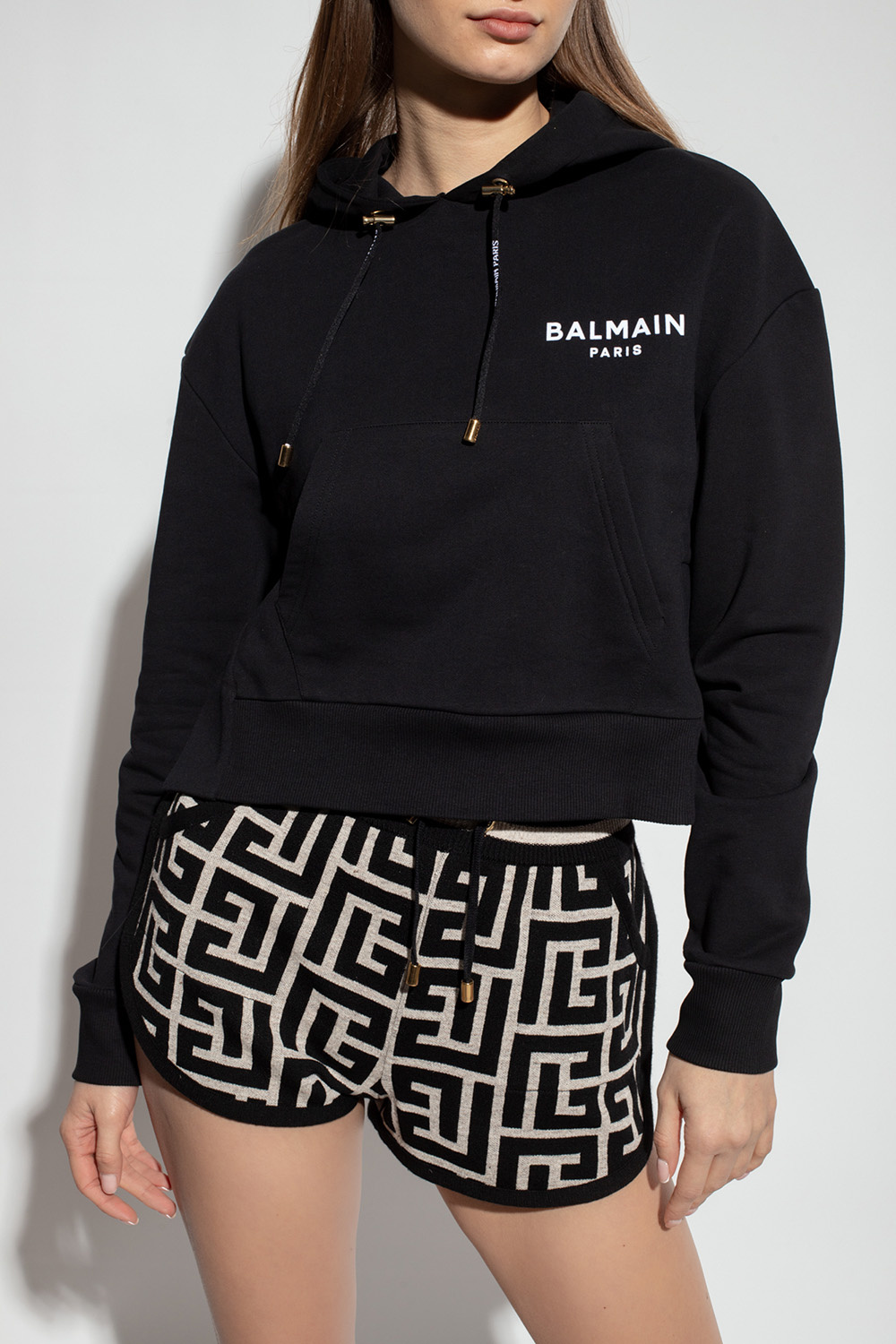 Balmain hoodie women's hotsell